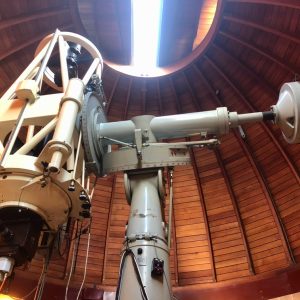 Teleskop w Stacji obserwacyjnej OAUW w Ostrowiku. Fot. Monika Sitek