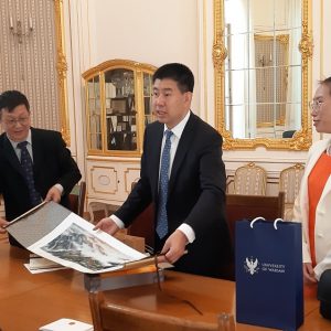 Wizyta ambasadora Chin na UW. Fot. Biuro Prasowe UW