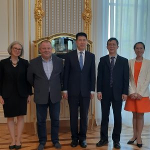 Wizyta ambasadora Chin na UW. Fot. Biuro Prasowe UW
