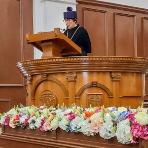 Uroczystość nadania prof. Mirosławie Czerny tytułu doktora honoris causa Uniwersytetu Autonomicznego Stanu Meksyk w Toluce. Fot. Biuro Promocji UAEM