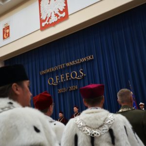 Inauguracja roku akademickiego 2023/2024 na UW. Fot. Mirosław Kaźmierczak/UW
