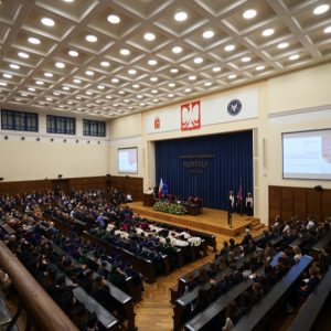 Inauguracja roku akademickiego 2023/2024 na UW. Fot. Mirosław Kaźmierczak/UW