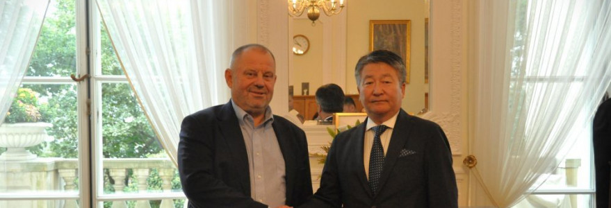 Wizyta ambasadora Mongolii na UW. Fot. Biuro Promocji UW