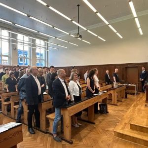 Inauguracja roku akademickiego 2023/2024 na Wydziale Filozofii UW. Źródło: Wydział Filozofii UW