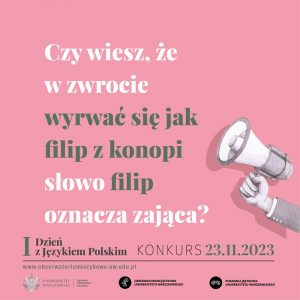 Infografika przygotowana przez Obserwatorium Językowe UW.