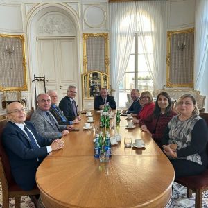 Spotkanie z delegacją z Turcji, Azerbejdżanu i Francji. Fot. Biuro Promocji UW