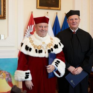 Uroczystość nadania tytułu doktora honoris causa Uniwersytetu Warszawskiego prof. Freiherrowi Clausowi von Carnap-Bornheimowi. Fot. Mirosław Kaźmierczak/UW