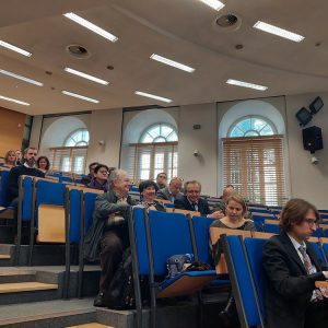 Sympozjum Centrum Nowych Technologii UW „Od fundamentalnych odkryć do bezpiecznej i zrównoważonej przyszłości”. Fot. Justyna Weber/UW