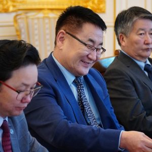 Wizyta delegacji mongolskiej 8 stycznia 2024 r. Źródło: Biuro Promocji UW