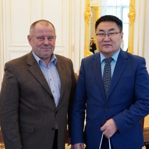 Wizyta delegacji mongolskiej 8 stycznia 2024 r. Źródło: Biuro Promocji UW