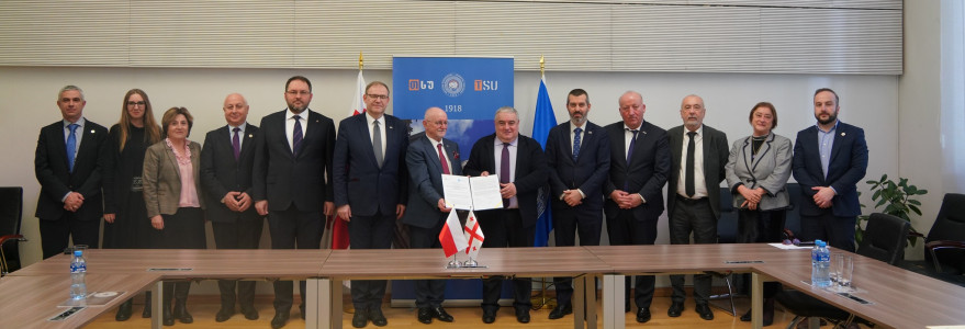 Wizyta delegacji UW w Gruzji. Fot. Tbilisi State University