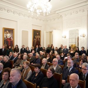 Uroczyste spotkanie poświęcone pamięci prof. Piotra Węgleńskiego. Fot. Mirosław Kaźmierczak/UW