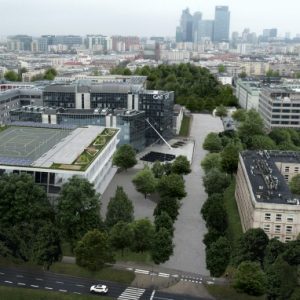 Wizualizacja projektu pracowni architektonicznych Bureau Babyn Michałowski oraz Biuro Projektów Lewicki Łatak. Źródło SARP