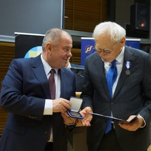 Spotkanie z prof. Markiem Safjanem. Fot. Mirosław Kaźmierczak/UW