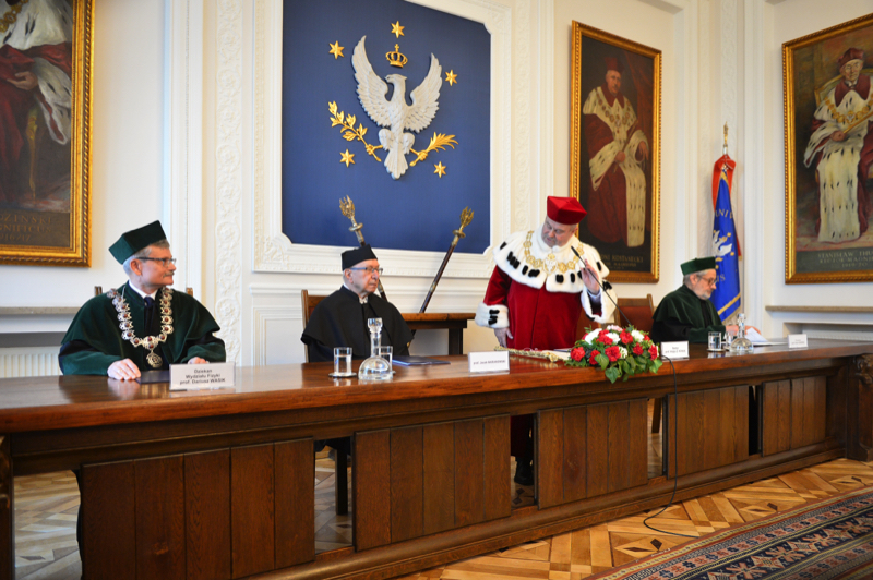 Uroczystość odnowienia doktoratu prof. Jacka Baranowskiego