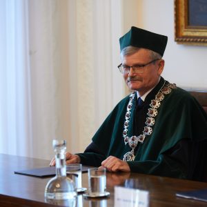 Uroczystość odnowienia doktoratu prof. Jacka Baranowskiego. Fot. Mirosław Kaźmierczak/UW