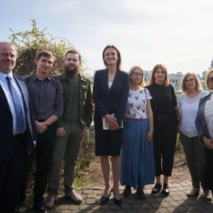 Delegacja litewska z wizytą w BUW. Fot. Mirosław Kaźmierczak/UW