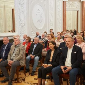 Spotkanie „Warszawskie adresy Jerzego Wasowskiego”. Fot. Mirosław Kaźmierczak/UW