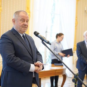 Uroczystość wręczenia Stypendium na 5. Fot. Mirosław Kaźmierczak/UW
