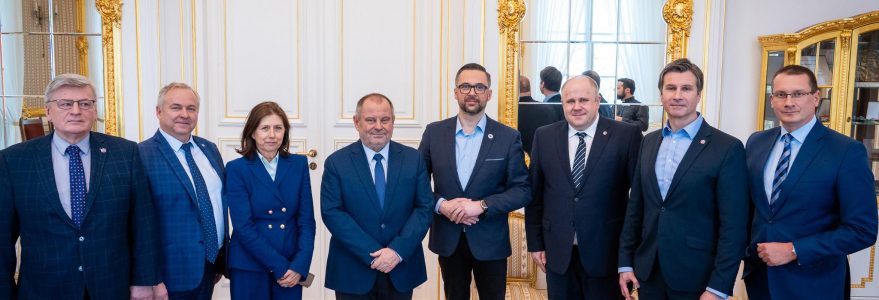 Wizyta ministra nauki i szkolnictwa wyższego Marcina Kulaska na UW. Fot. Przemek Krysiak