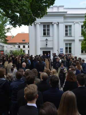 Żałoba na UW. Fot. Mirosław Kaźmierczak/UW