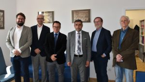 Spotkanie z dr. Anasem Haj Zeidanem, dyrektorem DGAM Syrii, z przedstawicielami CAŚ UW. Fot. Agnieszka Szymczak/CAŚ UW