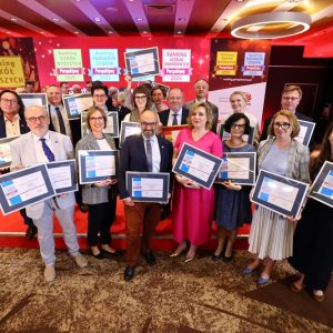 Wręczenie nagród Perspektyw. Fot. Krystian Szczęsny/UW