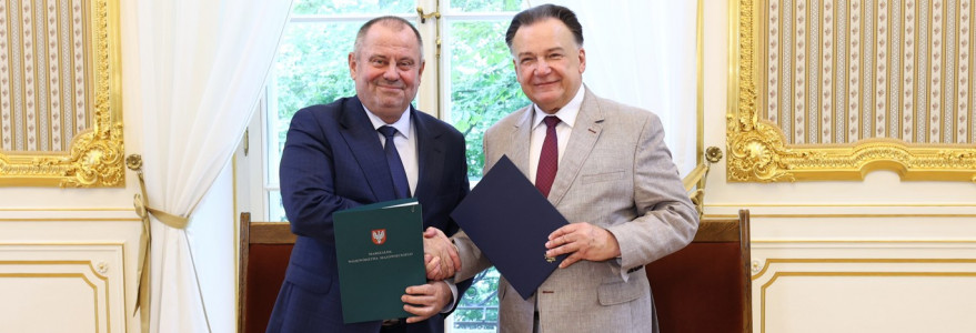 Porozumienie z Urzędem Marszałkowskim Województwa Mazowieckiego w Warszawie . Fot. Krystian Szczęsny/UW