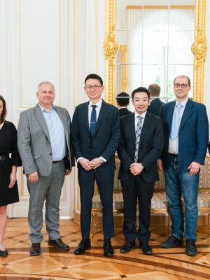 Spotkanie z delegacją z Japonii na UW. Fot. Michał Wencek