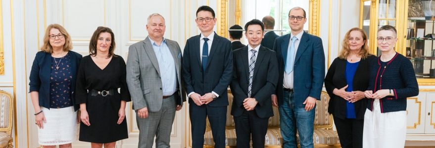 Spotkanie z delegacją z Japonii na UW. Fot. Michał Wencek