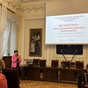 Prezentacja prof. Ewdoksii Papuci-Władyki. Fot. Barbara Szymańska