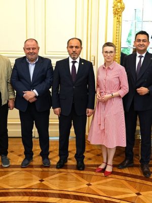 Spotkanie z delegacją z Turcji. Źródło: Biuro Promocji UW