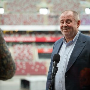 Konferencja prasowa przed wyjazdem polskiej reprezentacji na 32. Letnią Uniwersjadę. Fot. Mirosław Kaźmierczak/UW