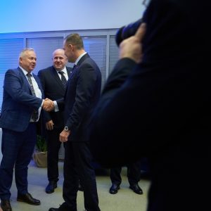 Spotkanie z Prezydentem RP na UW. Fot. Mirosław Kaźmierczak/UW