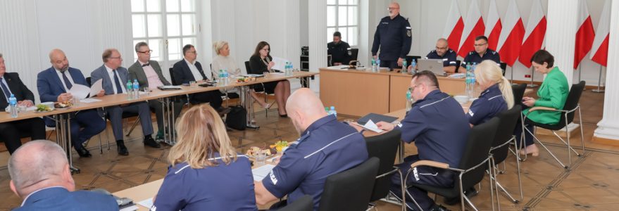 Bezpieczne uczelnie – wspólna strategia stołecznej policji i środowiska akademickiego. Źródło: KSP