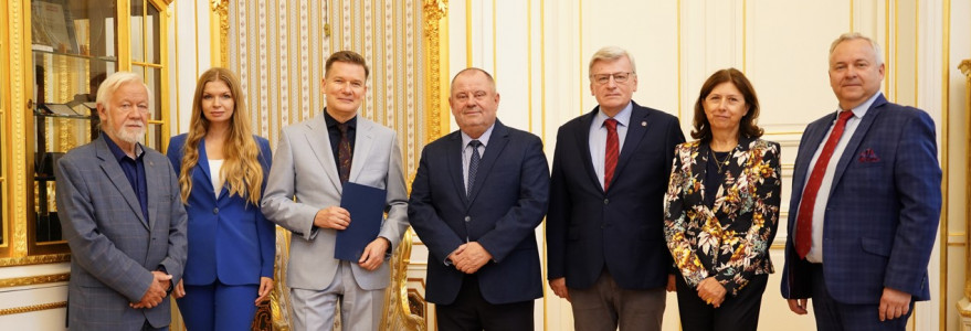 Powołanie dyrektora BUW. Fot Mirosław Kaźmierczak/UW