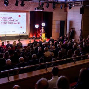Gala wręczenia Nagrody NCN 2025. Fot. Łukasz Bera / Narodowe Centrum Nauki.
