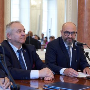 Inauguracja grantu ERC. Polsko-uzbecka umowa dotycząca powstania laboratorium. Fot. Mirosław Kaźmierczak/UW