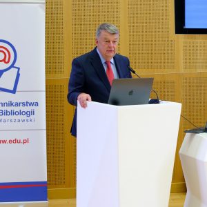 Spotkanie z Alexem Storozynskim na UW. Źródło: Facebook.com/WDIB UW