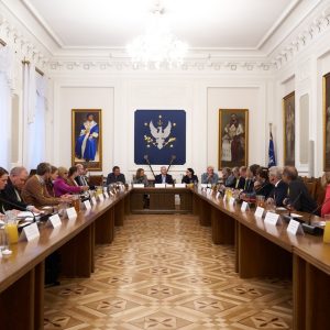 Spotkanie z przedstawicielami Badenii-Wirtembergii na UW. Fot. Mirosław Kaźmierczak/UW.