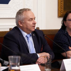 Spotkanie z przedstawicielami Badenii-Wirtembergii na UW. Fot. Mirosław Kaźmierczak/UW.