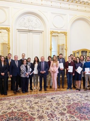 Stypendia dla wybitnych młodych naukowców 2025. Fot. Mirosław Kaźmierczak/UW