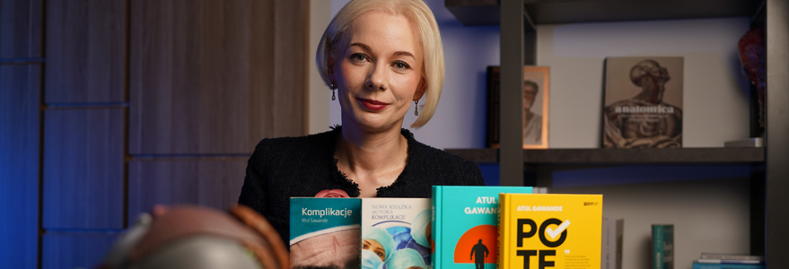 Dr Justyna Godlewska-Szyrkowa w Czytaj z UW. Fot. M. Kaźmierczak/UW