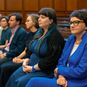 Uroczystość wręczenia Nagrody Dydaktycznej Rektora UW. Fot. Mirosław Kaźmierczak/UW