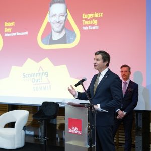 „Scamming Out! Summit – stop oszustwom w sieci”. Fot. Mirosław Kaźmierczak/UW