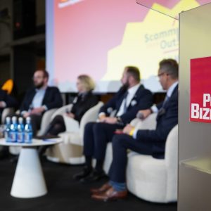 „Scamming Out! Summit – stop oszustwom w sieci”. Fot. Mirosław Kaźmierczak/UW