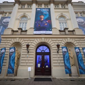 Finał trasy „IGNIS” z dr. inż. Sławoszem Uznańskim-Wiśniewskim na UW. Fot. UW