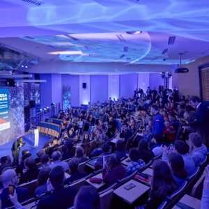 Finał trasy „IGNIS” z dr. inż. Sławoszem Uznańskim-Wiśniewskim na UW. Fot. UW