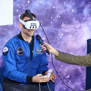 Finał trasy „IGNIS” z dr. inż. Sławoszem Uznańskim-Wiśniewskim na UW. Fot. UW