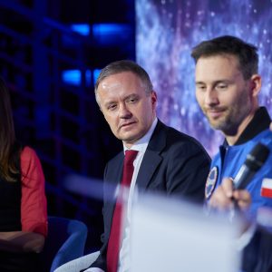 Finał trasy „IGNIS” z dr. inż. Sławoszem Uznańskim-Wiśniewskim na UW. Fot. UW